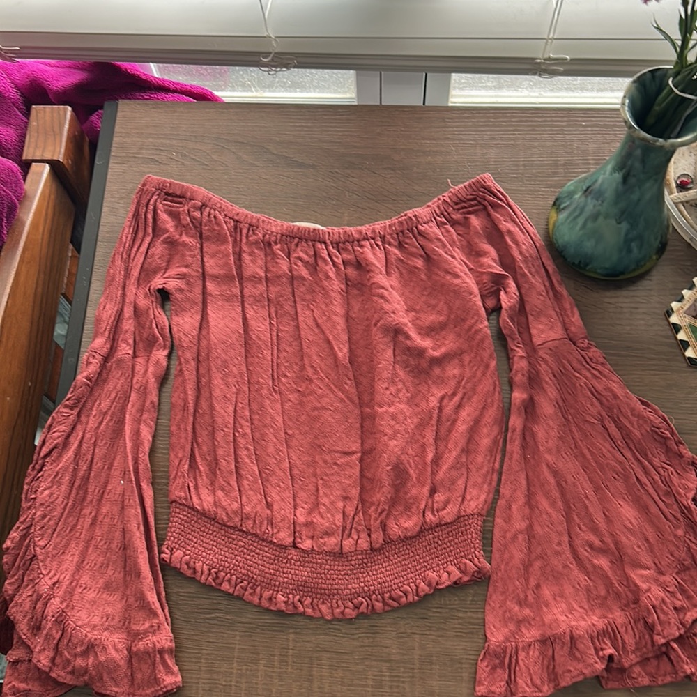 ILLA ILLA Size Small Dusty Rose crop top